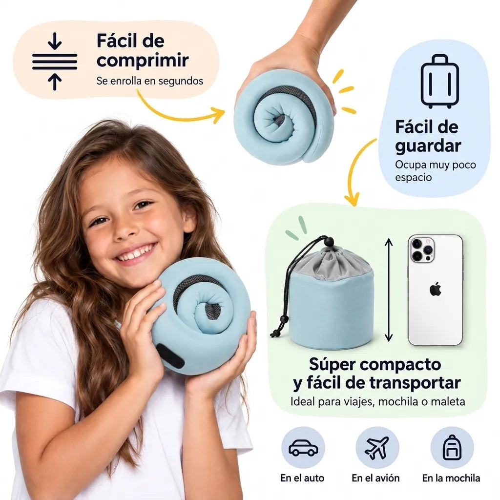 Almohada de Viaje Abrazo para Niños