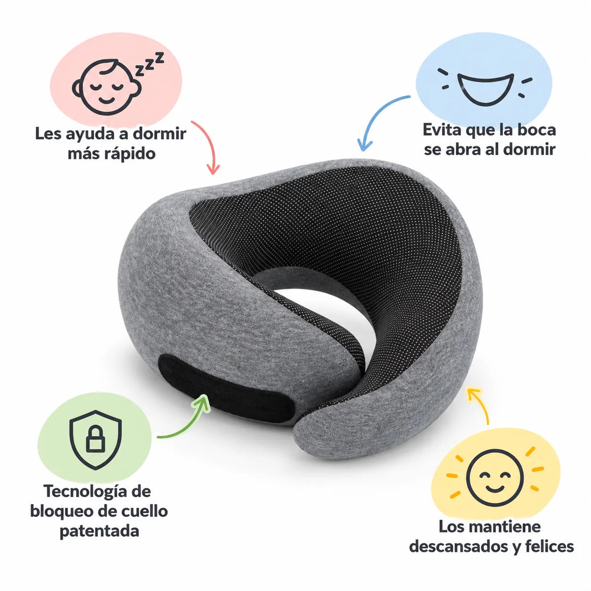Almohada de Viaje Abrazo para Niños